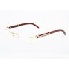 Luxury men Eyeglass GOLD wood /metal Frame Rx-able Spectacles Glasses 55-18-140 JL166605760426