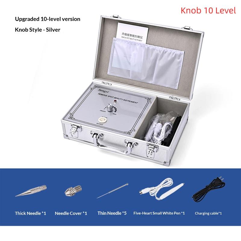 1 Set Remove Dark Mole Face Cleaner Skincare Tool 220V Electronic Spot Scanner Dead Skin Removal Beauty Device Blackhead Remover