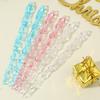12/72pcs Christmas Ice Pendant Clear Clear Simulation Crystal Drops Acrylic Xmas Tree Ornaments Winter New Year Party Decoration