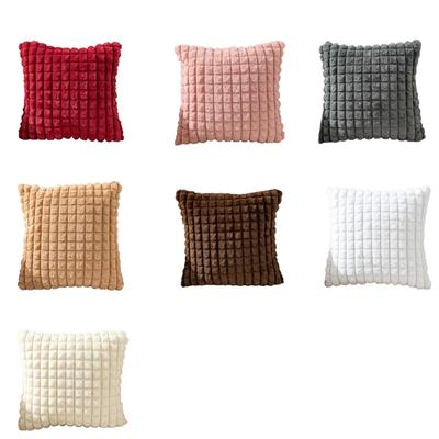 New Year Pillowcase Soft Plushie Throw Pillow Cover, Soft Comfortable Cushion Cover for Home Decoration