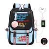 Back To School Mochilas with USB Port Casual Rucksack Teenage Boys Girls Multicolor Backpack Student School Bag Daily Use