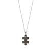 THE KISS Silver Pair Necklace Puzzle Set of Men and Wrapping Pair of Box Included [The Kiss] Set, Motif, 2, Women, Couples, Matching, Men's, Women's,