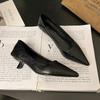 Fashion New Luxury Pumps Shoes for Women Heeled Woman Medium Heel Stiletto Heels High Sandal Party Office Elegant Brown Small Heel Sexy