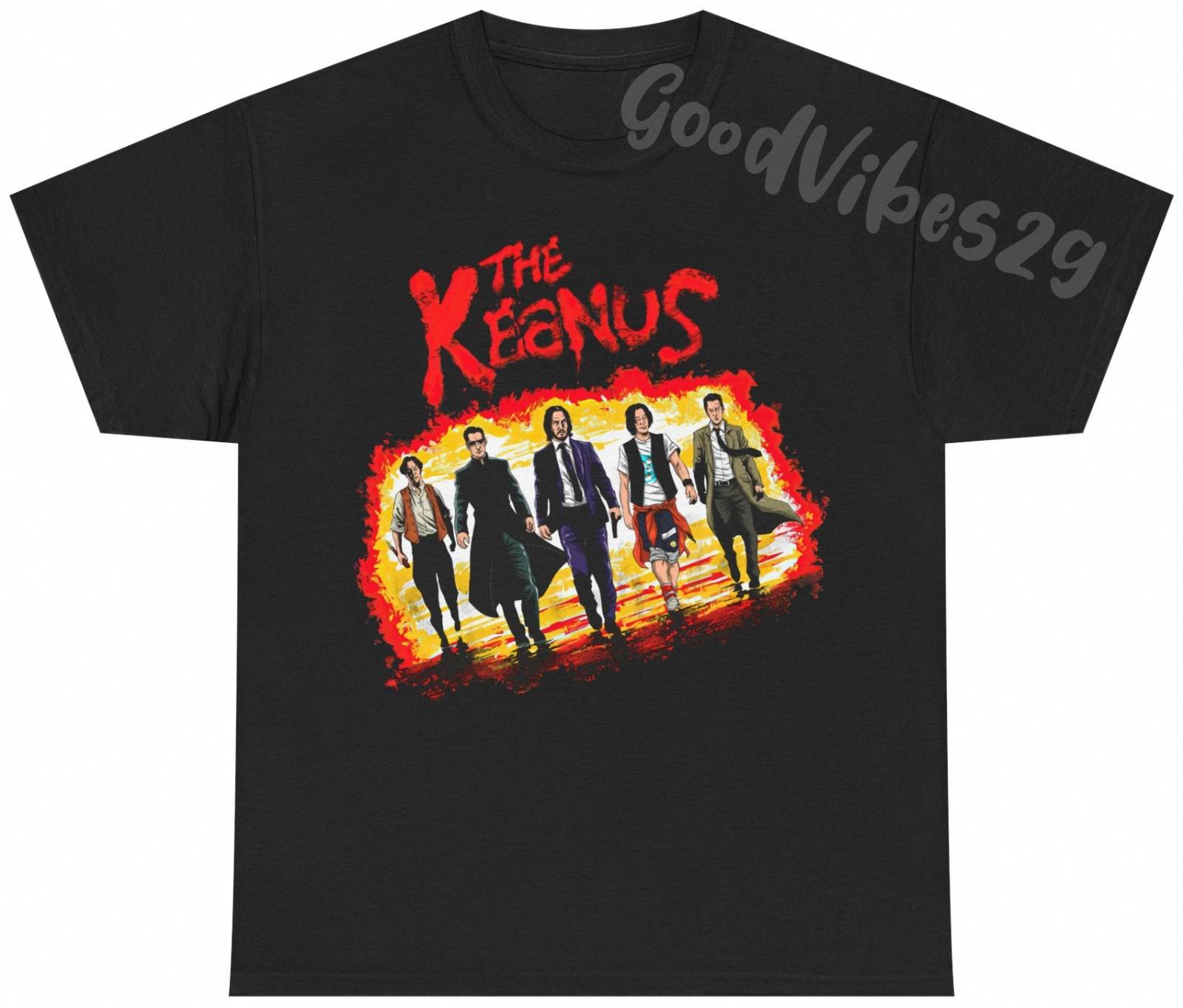 Keanu Reeves Characters Vintage Movie Gift T-Shirt S-5XL Men Women Unisex M