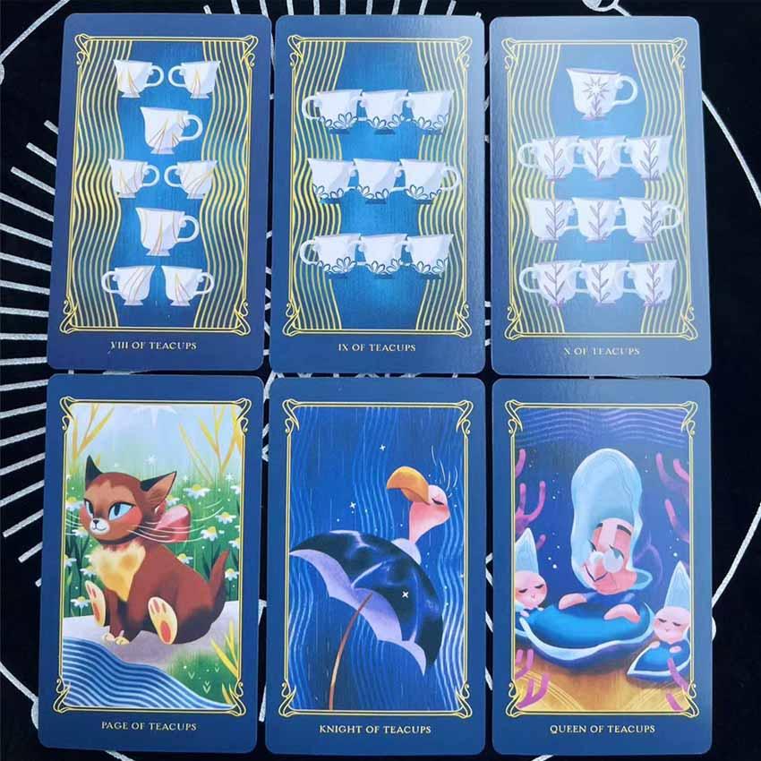 12x7 Cm Alice In Wonderland Tarot Deck Card Games