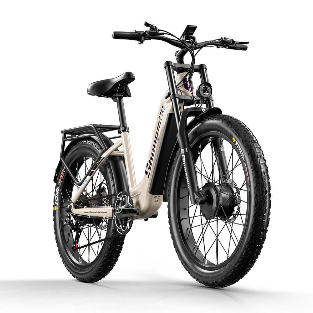 Shengmilo S700 1000W Dual Motor E-Bike 26" Fat Tire Shimano 7-Speed Hydraulic Brakes Samsung Battery 50km/h