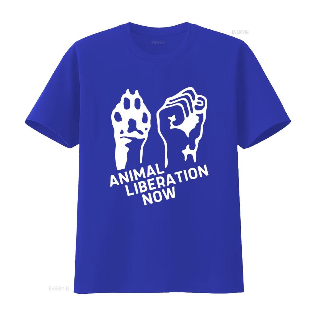 Animal Rights Vegan Womens T Shirt vintage Washed Stretched homme Soft fashion Top For Everyday Wear Breathable