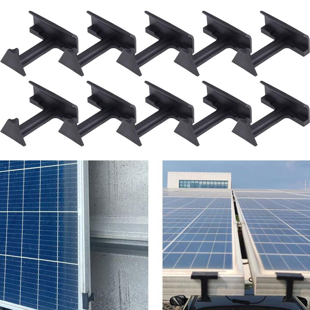 10pcs Water Drainage Clips 30mm Black Home & Garden