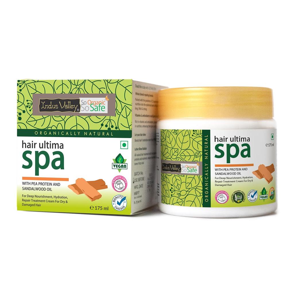 INDUS VALLEY 100% Bio Tiefenpflegender Haar-Spa (ultima spa 175ml)
