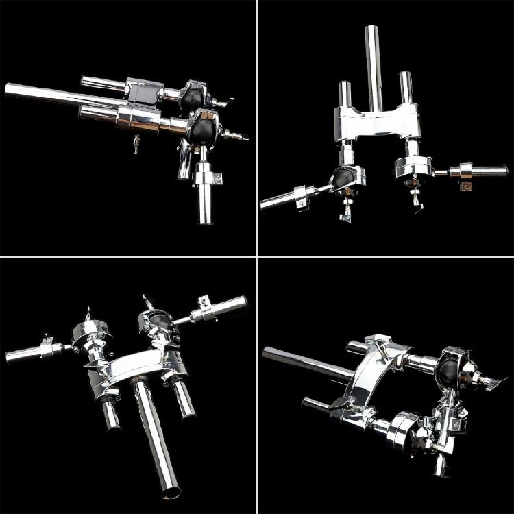 Jazzes Drum Parts Drum Holder Base Connecting Clamp Holder Double Drum Set Clamp