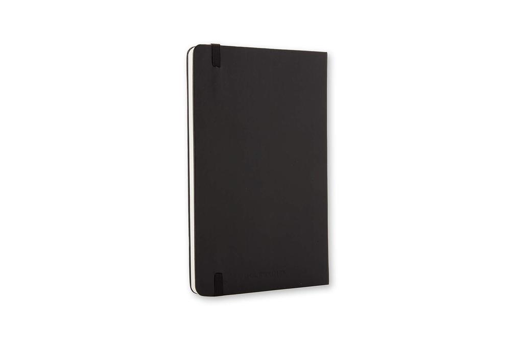 Moleskine Classic Solid Pocket Size x QP012 Notebook, Hardcover, Color, (9cm 14cm), Black,