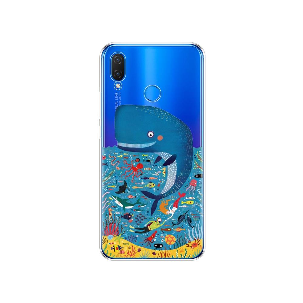 Case For Huawei Nova 3 3i 3e Phone Case Soft Silicon TPU Cover For Nova3 Nova3i INE-LX2 INE-LX9 Cover Full 360 Protective Shell