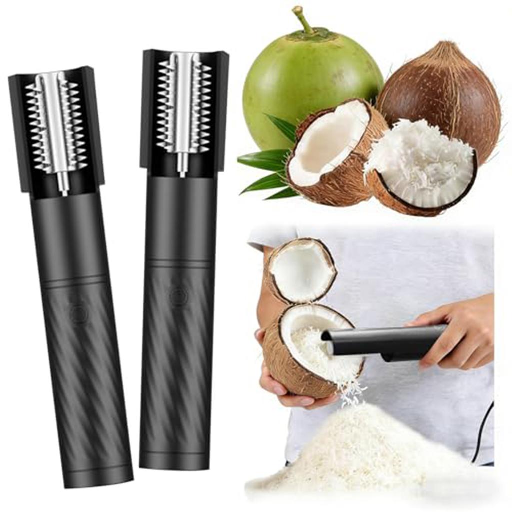 Portable Handheld Coconut Scraper Stainless Steel Wireless and Automatic Shredder Used for Scaling Fish and Scraping Coconuts
