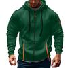 Men's Sportswear Y2K Trend Innovation Men's Hooded Sweatshirt New Multi-pocket Cardigan Fleece Sweatshirt Jacket