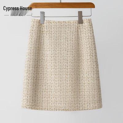 Mini-jupe à carreaux taille haute ligne A pour femme