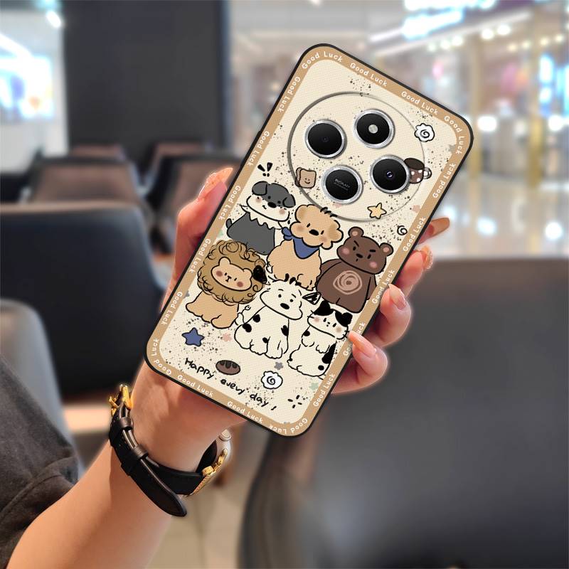 Protective Full Wrap Phone Case For Redmi 14C 4G/14R 5G/A3 Pro 4G/POCO C75 Graffiti Anti-knock Phone Pouch Soft Case TPU