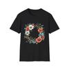 Blumenkranz Unisex T-Shirt, Freizeitkleidung, Geschenk für Sie, Sommer Mode, Natur