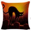 Pillow Case Holiday Party Halloween Horror Bat Office Pillow Case Car Waist Support Cushion Lumbar Pillow