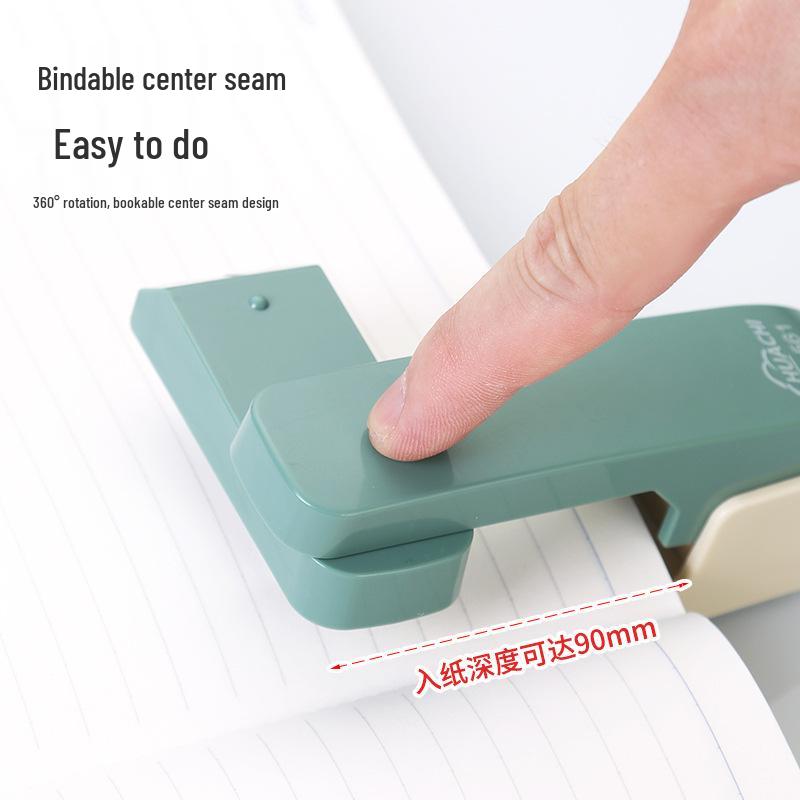 360° Rotatable Stapler: Ideal for Home, School, or Office Use, with Labor-Saving Large Capacity
