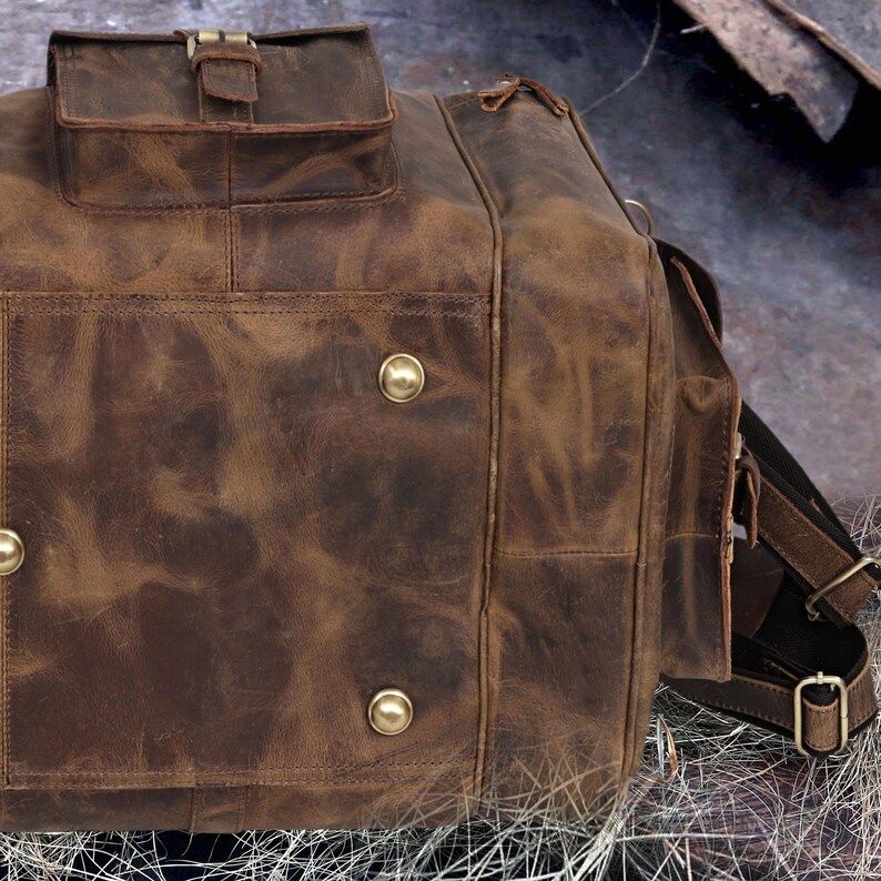 Leather Duffle Bag Handmade Leather Weekender Gym Bag Travel Bag Overnight Bag, Men Vacation Duffel Bag Leather Holdall Bag Gift for him