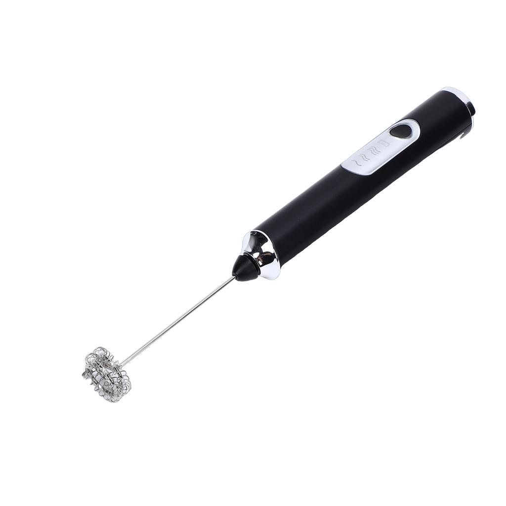 Rechargeable Milk Frother 3 Speed Electric Mixer Portable Foam Maker for Cappuccino Latte Matcha Hot Chocolate Black