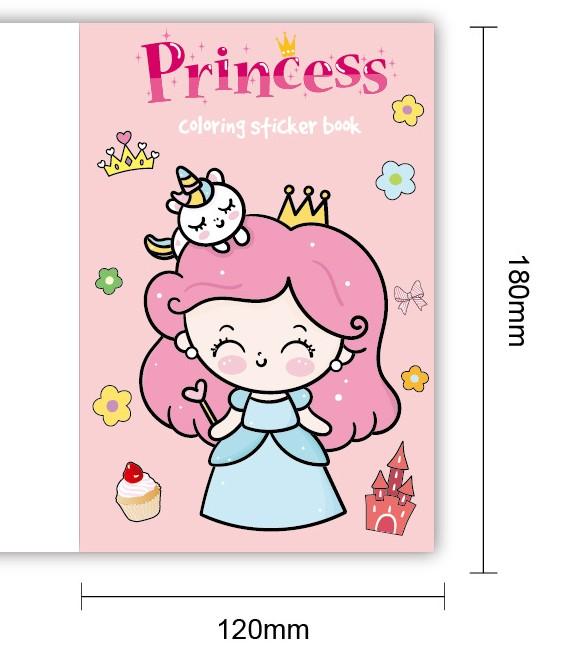 Coloring Book Children Sticker Books Fun Coloring Books 3-6 Years Early Education Preschool Activities DIY Themed Drawing Books