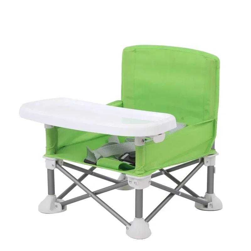 Aluminum Alloy Foldable Portable Compact Baby Chair Outdoor Portable Dining Chair Lightweight Children's Beach Chair