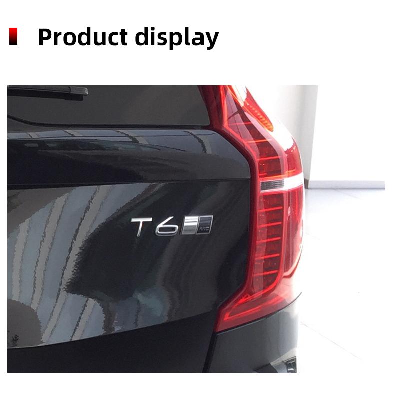 3D AWD T5 T6 Logo Emblem Badge Decals Car Sticker for V/olvo V40 V60 V90 XC60 XC90 XC40 S60 S90 S80 C30 Car Styling Accessories