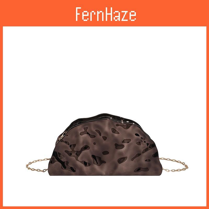 Acrylic Pearlaccented Box Bag With Lock For Ladies And Night Outs