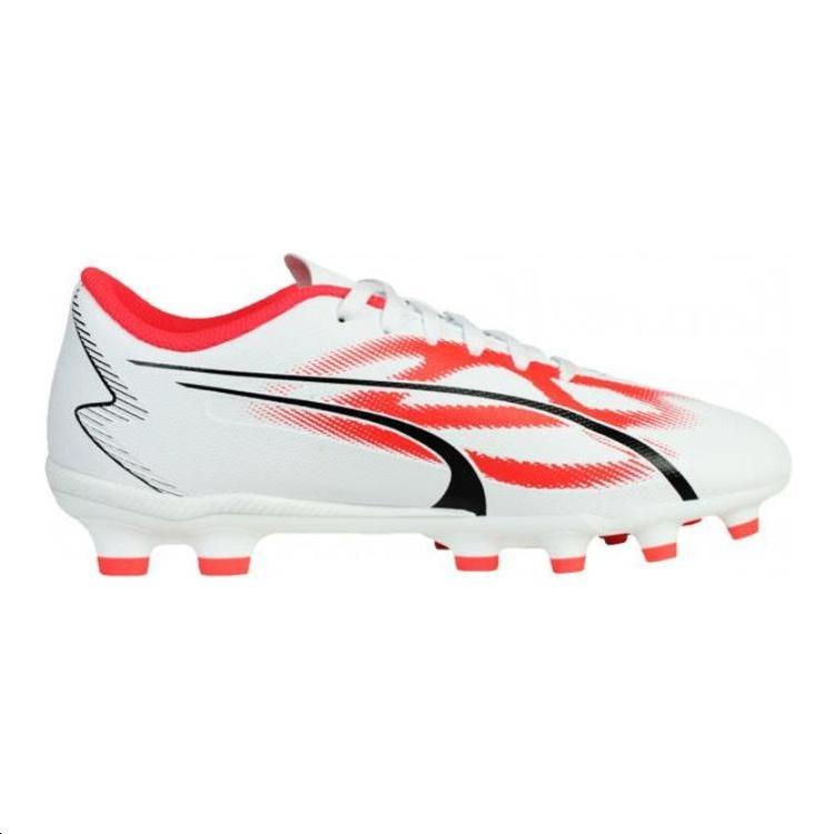 Puma Ultra Play Low Top Kids' Soccer Shoes White Yellow Kids' 107531-01
