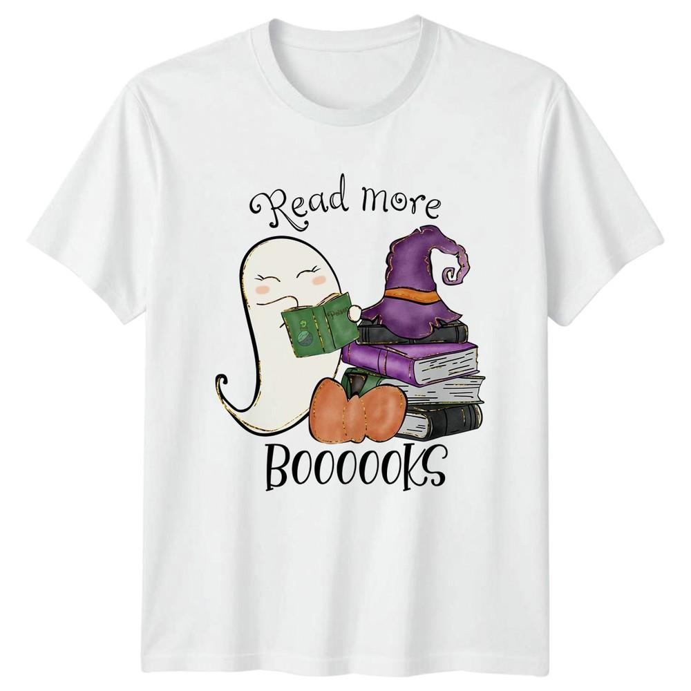 Read More Boooooks TShirt Reading Halloween Gift For Him And Her S