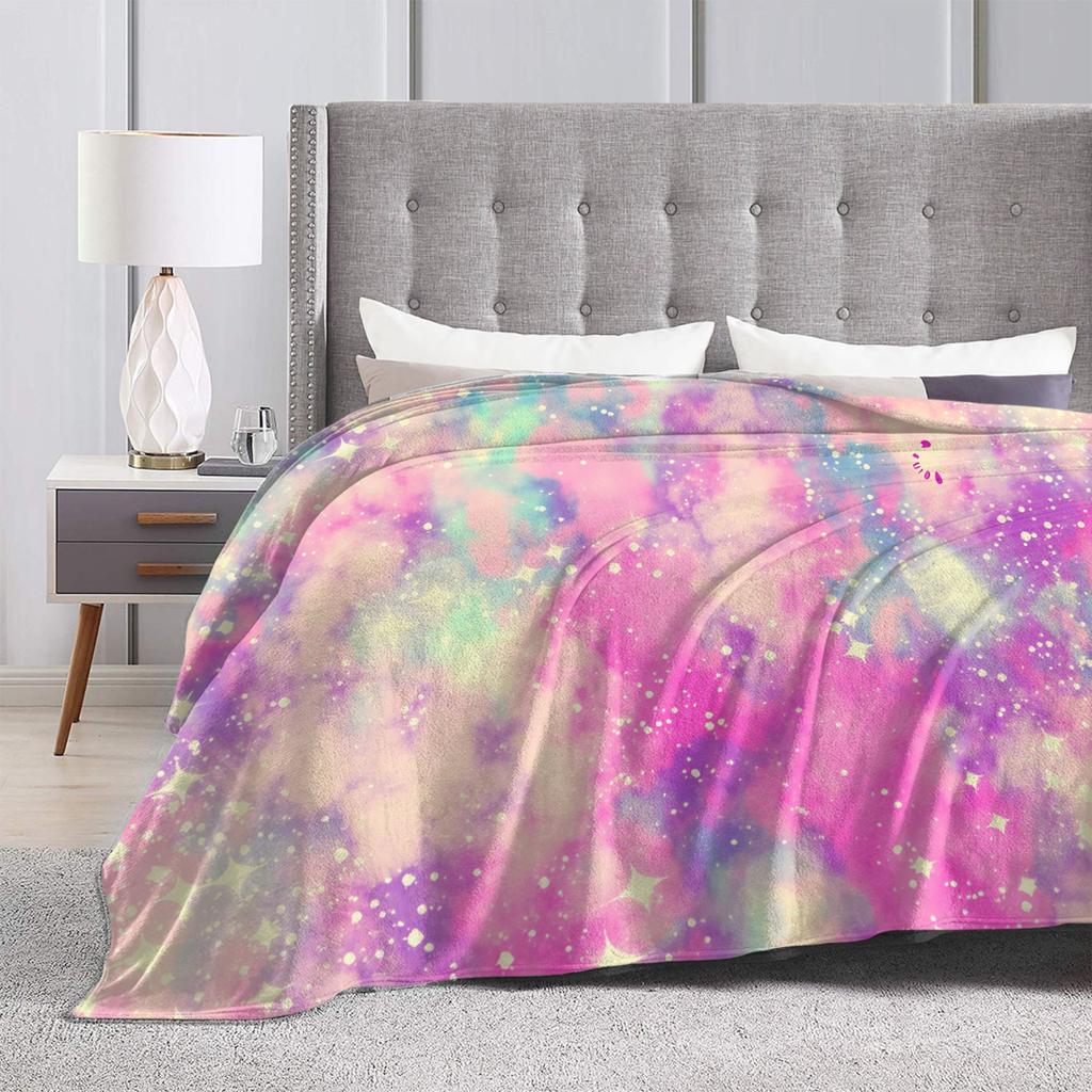 Galaxy Sunglasses Soft Blanket Students Plush Throw Blanket Graphic Couch Chair Flannel Bedspread Sofa Bed Cover