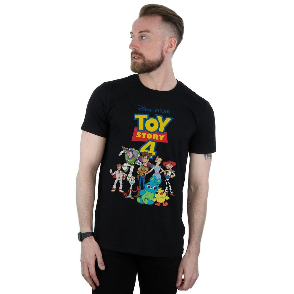 Disney Mens Toy Story 4 Crew T-Shirt