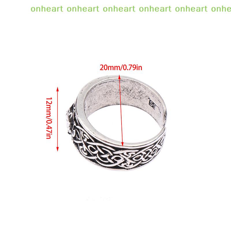 [C]Vintage Nine Tailed Fox Rings For Women Men Trendy Ring Jewelry Gifts Adjustable