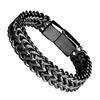 Men's Stainless Steel Hip-Hop Punk Bracelet - Bold and Simple Design