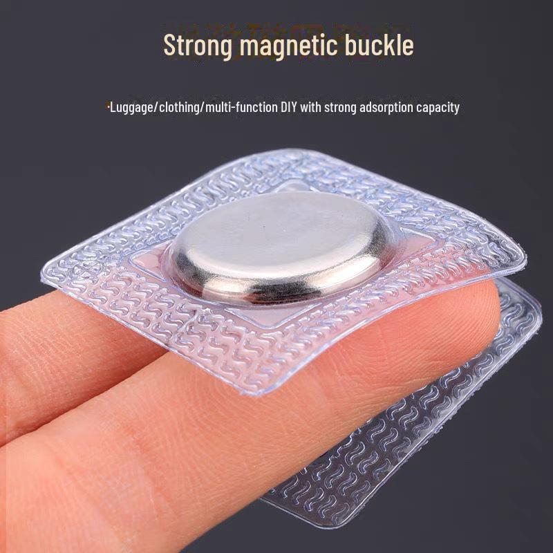 Waterproof PVC-Coated Magnetic Button for DIY, Luggage, Curtains, and Clothing