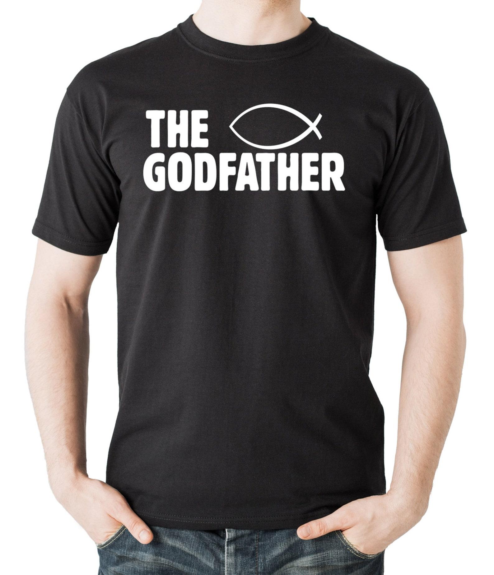The Godfather T-Shirt: Christening Gift for Godfather XL