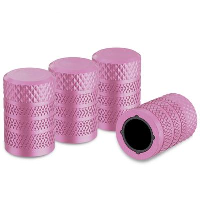 CK Auto Tire Air Valves Pink 4 Pack Car Bike Dress Up Parts Lightweight High Strength Alumi Anti-corrosion