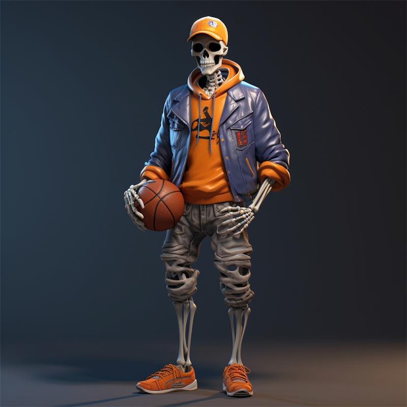 Desktop Home Decor Garden Patio Halloween Skeleton Mannequin Ornament