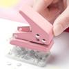 Multifunctional Single Hole Punch 6mm Round Hole Punch Single Hole Punch Handheld Punching Pliers for Office School