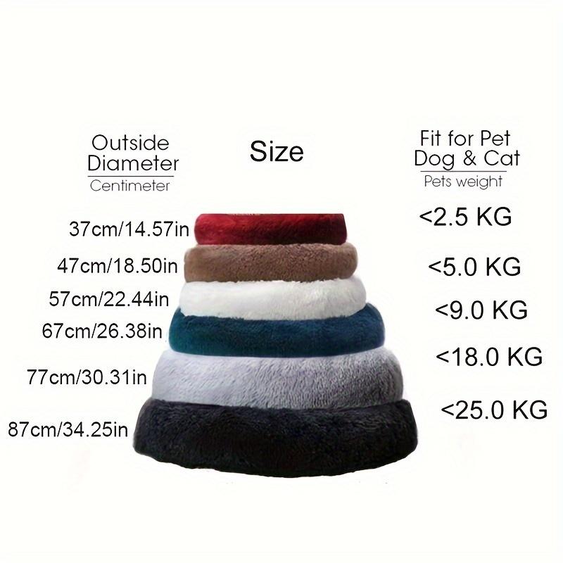 Plush Cat Bed Mats Round Pet Bed For Cats Small Dogs Soft Fleece Pet Sleeping Mat Kitten Puppy Nest Pet Cushion Cat Accessories