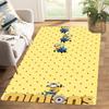 Stylish Minions Design Non-Skid Area Rug Living Room Bedroom Soft Carpet Children Play Mat Home Decor Gift