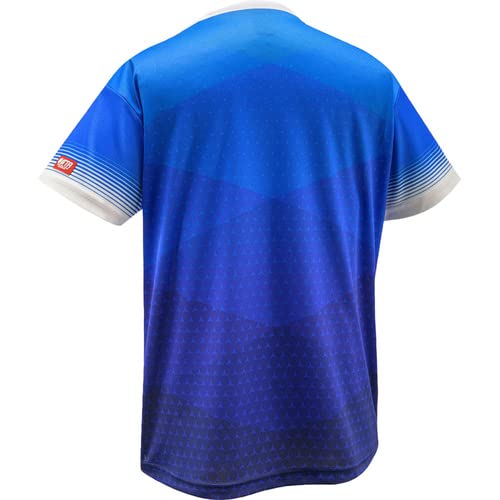 Butterfly Elistar 9 Table Tennis Game Shirt (45980-177), Blue, SS