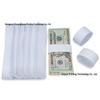 Universal Double-Sided White Currency Straps for Cash Management