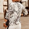 Damen trendige kurze Jacke Blumendruck Bomberjacke lässig Reißverschluss Slim Fit Streetwear
