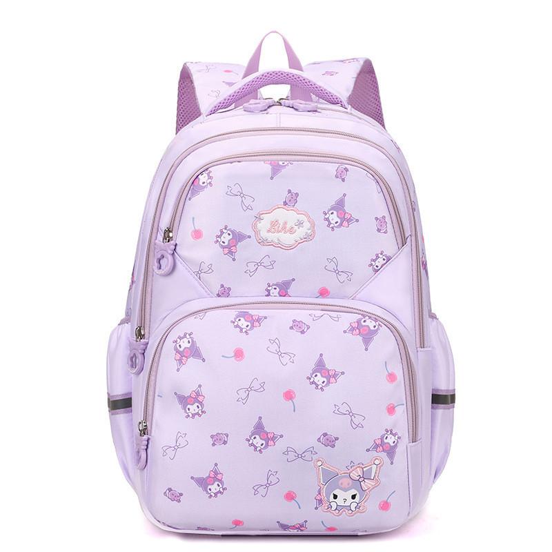 

Cute Cartoon Trendy Lightweight Backpack For Middle High School And College Students In Purple And Pink Colors Purple Kuromi