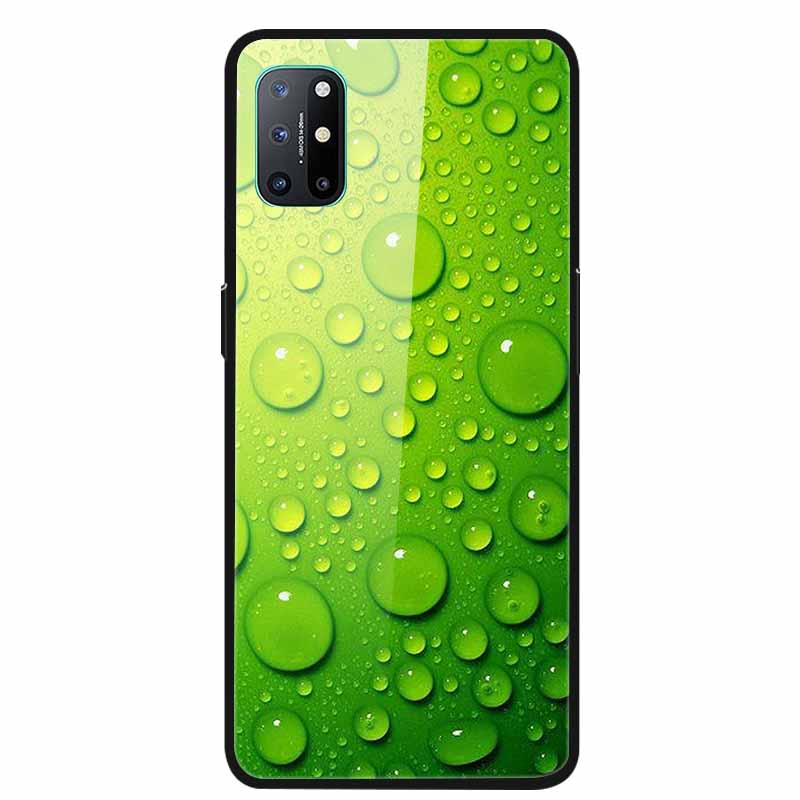 For OnePlus 8T Cases 8 Fashion Tempered Glass Hard Back Covers for Oneplus 8 Phone Cases Soft Bumper Fundas Oneplus8 8 T