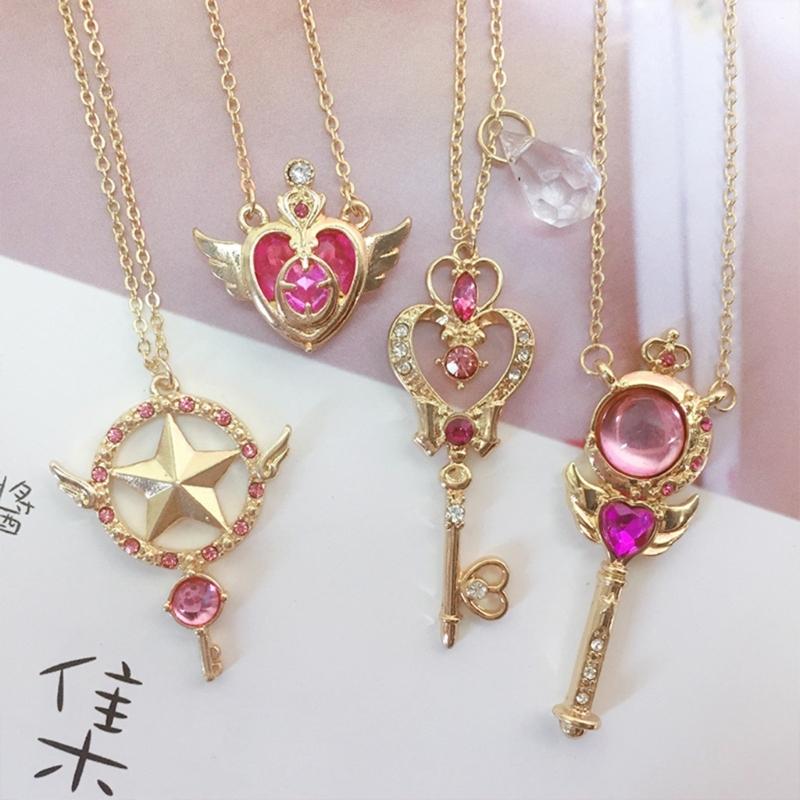 Beautiful Girl Necklace Female Temperament Niche Net Red Collarbone Chain Student Adjustable Chain Fairy Wand Jewelry