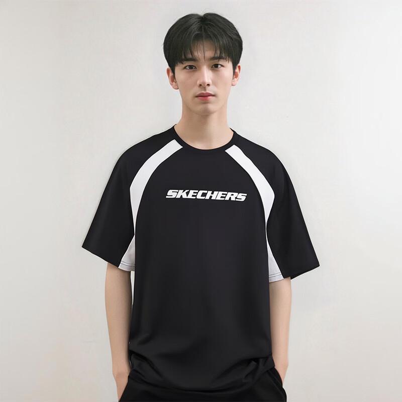 Skechers Men's Knit Crew Neck Short Sleeve T-Shirt
