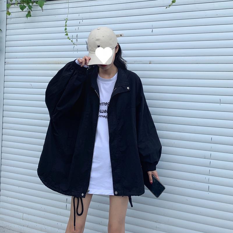 2023 Women's Harajuku Style Summer Windbreaker: Versatile Korean Long Sleeve Sun Protection Jacket